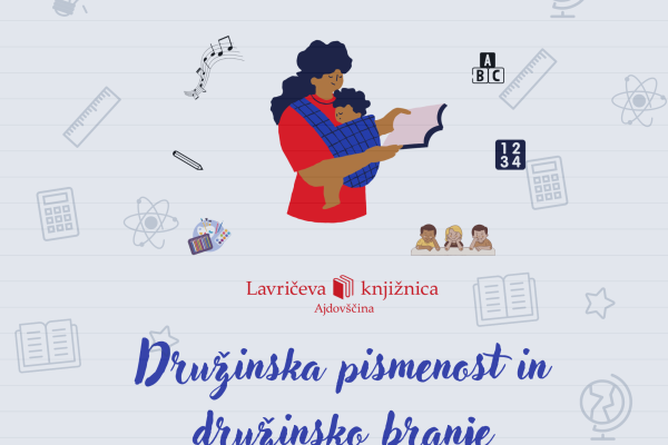 Beremo v naročju staršev: Družinska pismenost in družinsko branje